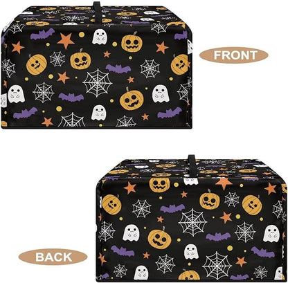 Microwave Ovens Dust Cover, Halloween Spiderweb Polyester Waterproof Countertop - Image 5