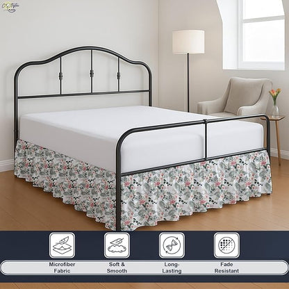 Cottington Lane Ruffled Bed Skirt Queen Size - Image 3