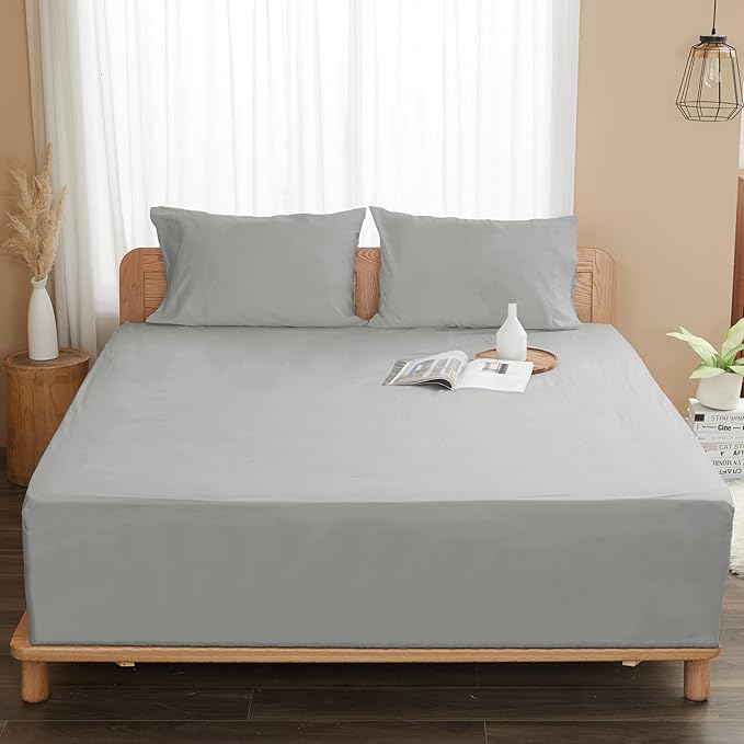Sunflower Queen Fitted Sheet, 1-Piece Deep Pocket Fitted Bottom Sheet 16" - Image 8
