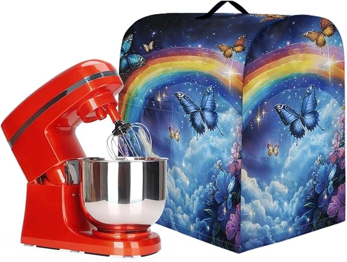 Butterfly Stand Mixer Cover Starry Rainbow Mixer Cover Kitchen Aid Cover Dust - Image 3