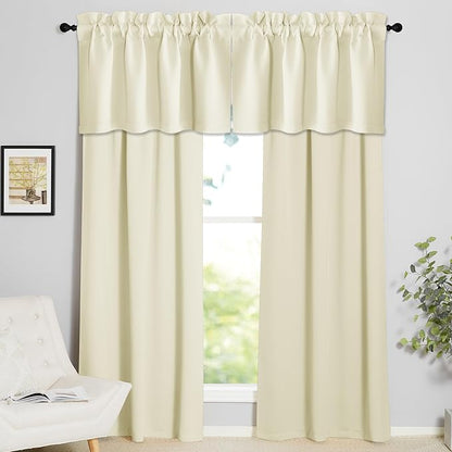 NICETOWN 4 Panels Kitchen Valance - Image 6