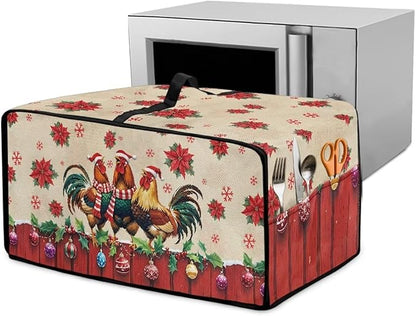 Christmas Toaster Oven Dust Cover by Garucesta