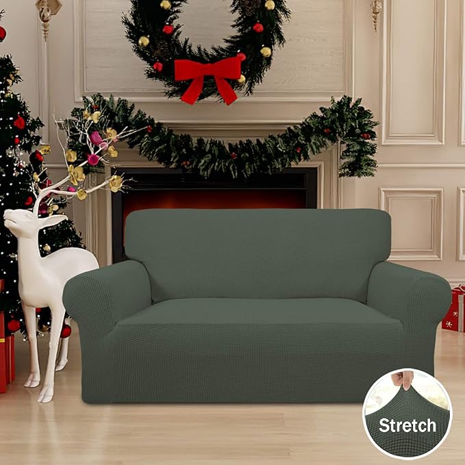 Easy-Going Stretch Loveseat Slipcover 1-Piece Sofa Cover Furniture Protector - Image 2
