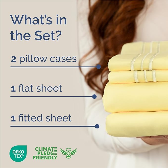 King Size 4 Piece Sheet Set - Image 2