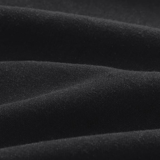 Black Pinch Pleated 90 Inch Curtains 2 Panels - Image 4