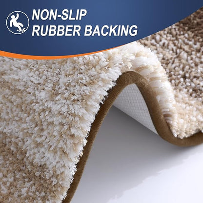 OLANLY Bathroom Rugs Mat 30x20, Extra Soft Absorbent Microfiber Bath Rugs - Image 4
