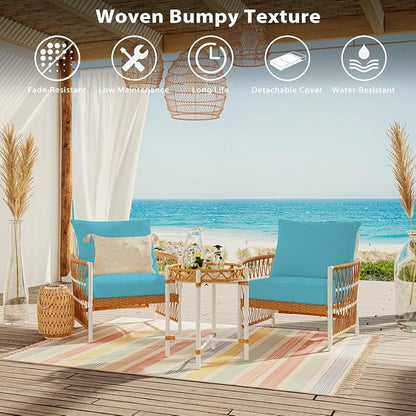 Sundale Outdoor Olefin Deep Seat Cushion, Patio Chair Cushion and Pillow - Image 8