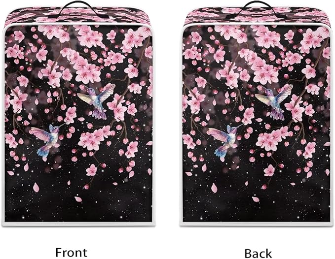 Coffee Maker Cover Hummingbird Cherry Blossom Coffee Maker Cover - Image 2