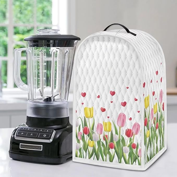 Tulip Flower Blender Cover Kitchen Home Decor Appliance Cover Dust Protection - Image 4