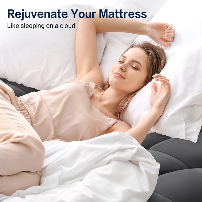 SOPAT Mattress Topper Cal King Size Extra Thick Mattress Pad 8-21" Deep Pocket - Image 5
