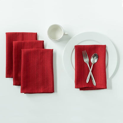 Benson Mills Cameron Textured Fabric Cloth Napkins, by BensonMills