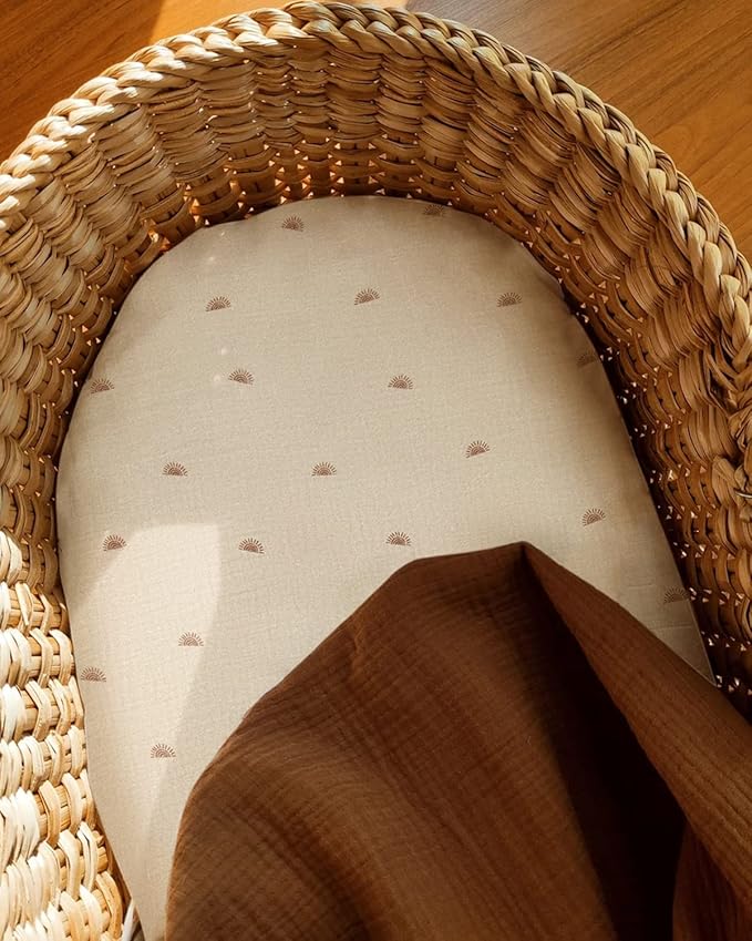 Blissful Diary Muslin Bassinet Sheets - Image 5