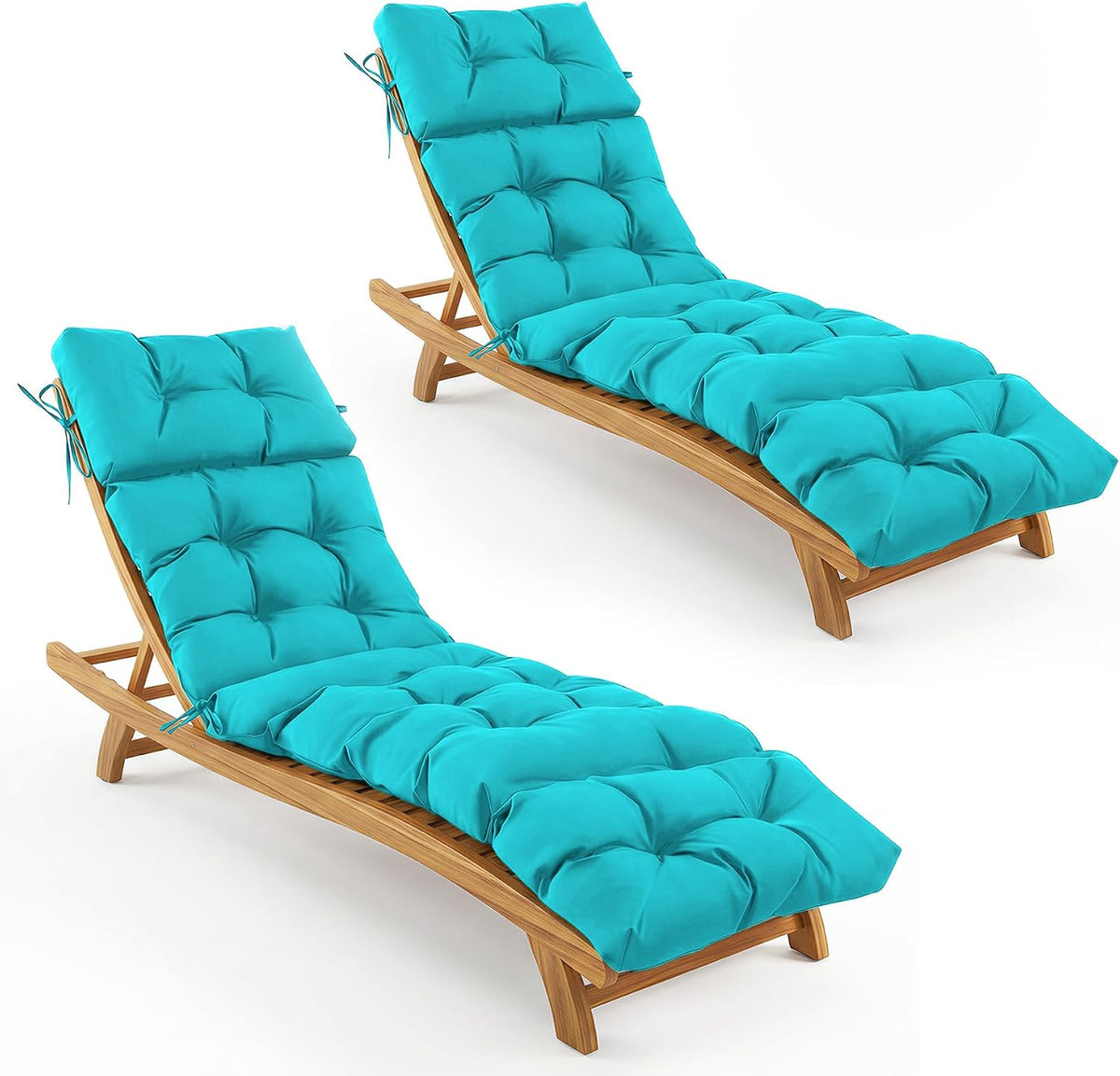 outdoor chaise lounge cushions, waterproof lounge chair cushions, main product view