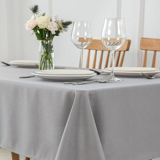 maxmill Square Jacquard Tablecloth Waterproof Spillproof Wrinkle Resistant Soft by maxmill