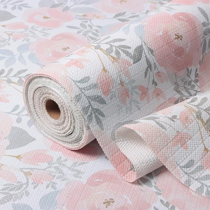 Peony Shelf and Drawer Liner for Kitchen, Non-Adhesive and Strong Non-Slip by Amiitay