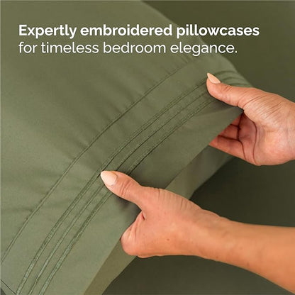 Split King Size 5 Piece Sheet Set - Image 6