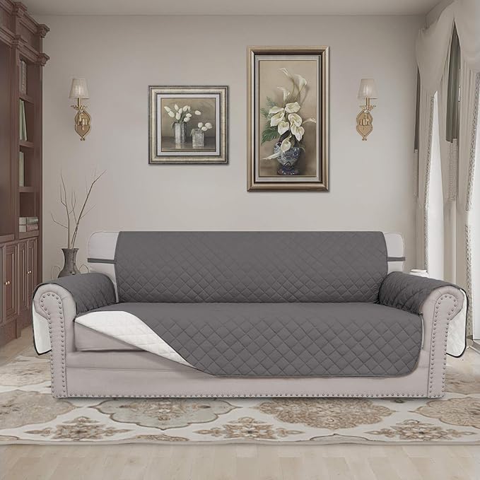 Easy-Going 4 Seater Sofa Slipcover Reversible Sofa Cover Water Resistant Couch - Image 2