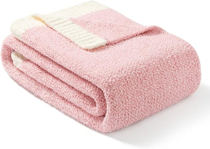 Snuggle Sac Heather Pink Throw Blanket by SnuggleSac