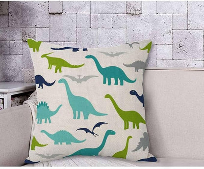AOYEGO Cartoon Dinosaurs Throw Pillow Cover Animal Regular Repeat Carnivore - Image 4