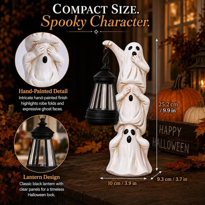 Halloween Decoration Ghosts Solar Statue Outdoor