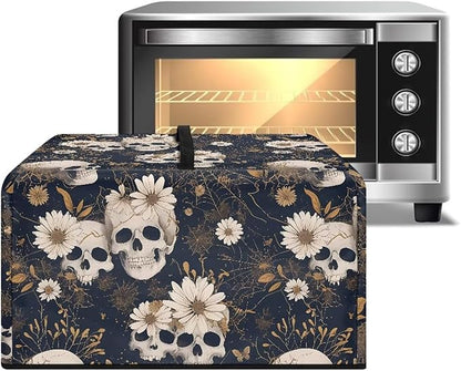 Microwave Oven Cover, Skull Halloween Dust Oil Proof Waterproof Machine - Image 2
