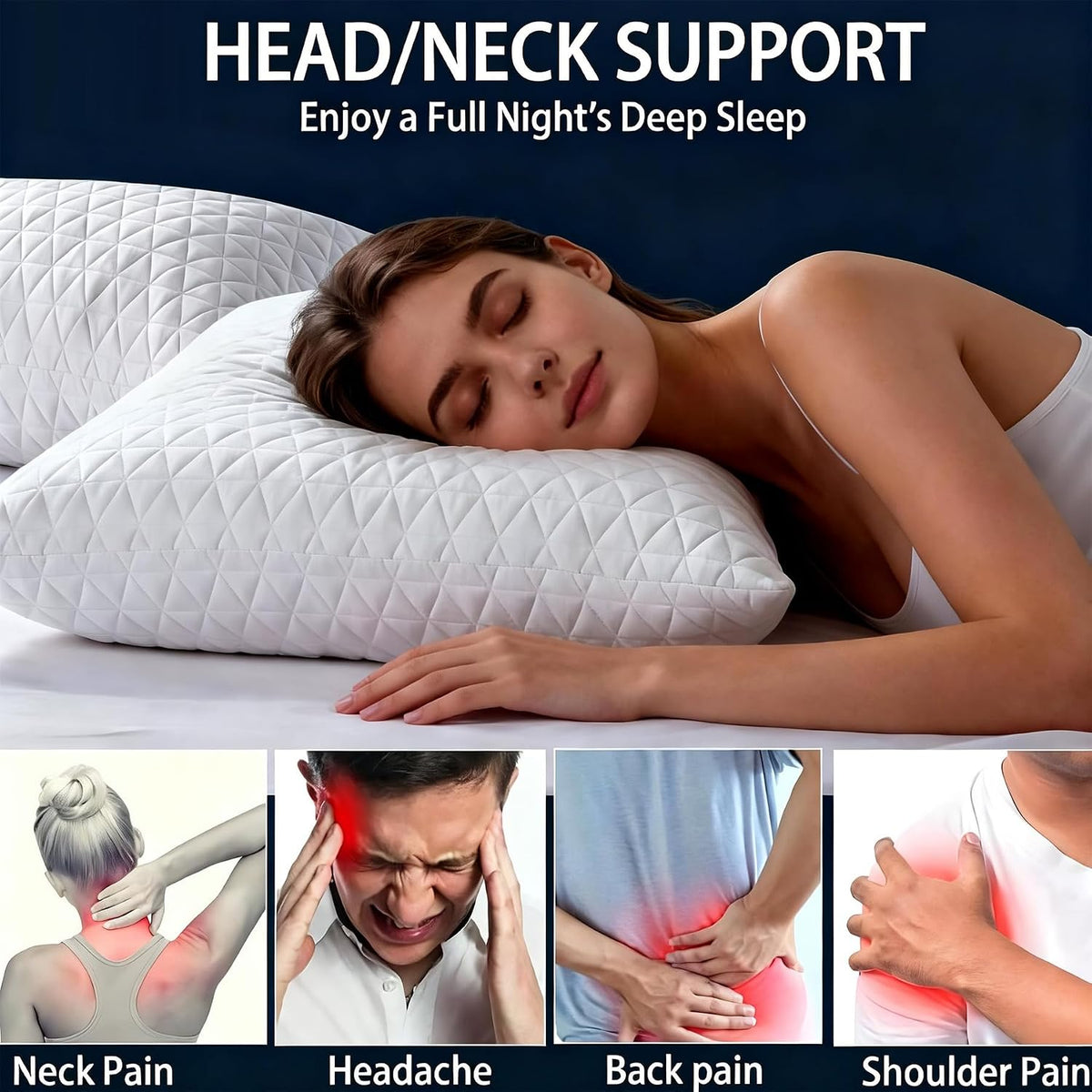 memory foam pillows for side sleepers,firm pillows standard, package contents