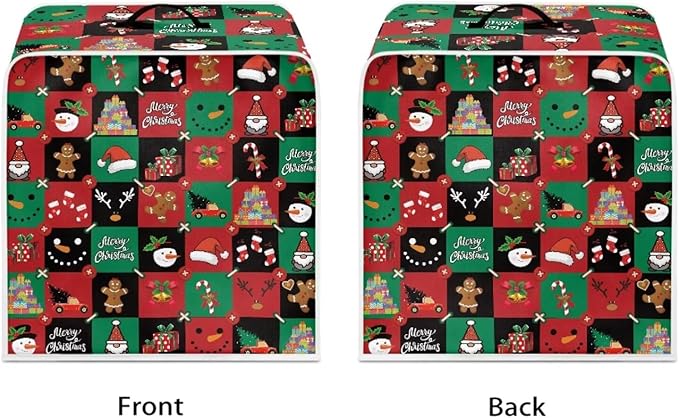 Coffee Maker Cover, Christmas Holiday Coffee Dust Cover Washable Removable - Image 2