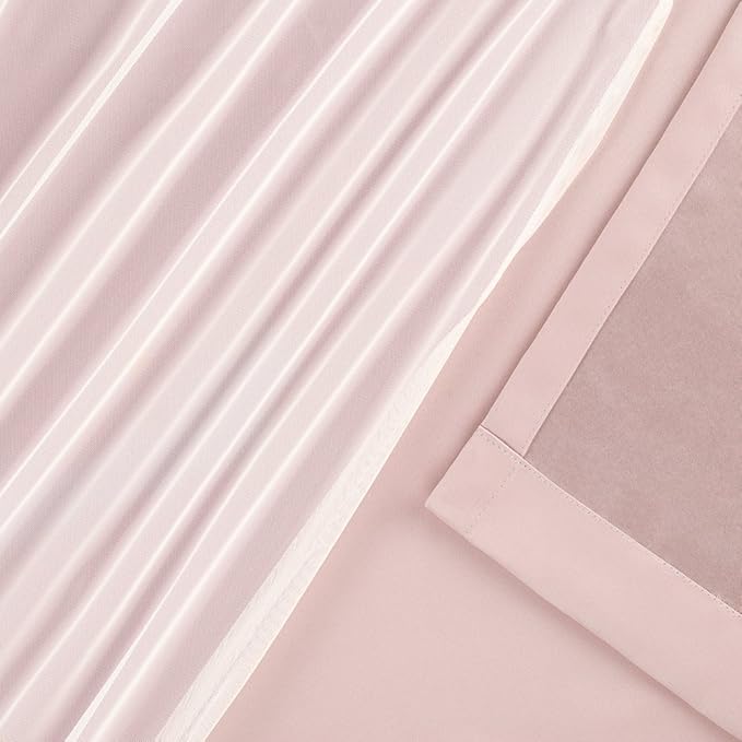 TOWN & COUNTRY LUXE Talia Double Layer Indoor Curtains, Sheer and Room - Image 6