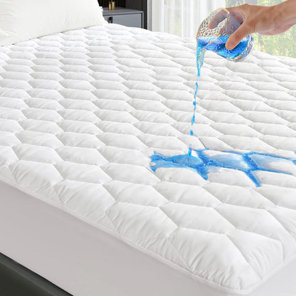 grt full mattress protector waterproof, hollow cotton mattress, main product view