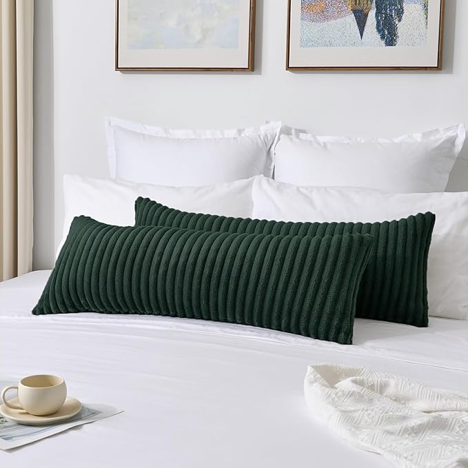 Kevin Textile Christmas Soft Plush 14x36 Inch Long Lumbar Pillow Cover 1 Pack - Image 5