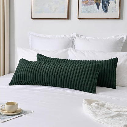 Kevin Textile Christmas Soft Plush 14x36 Inch Long Lumbar Pillow Cover 1 Pack - Image 5
