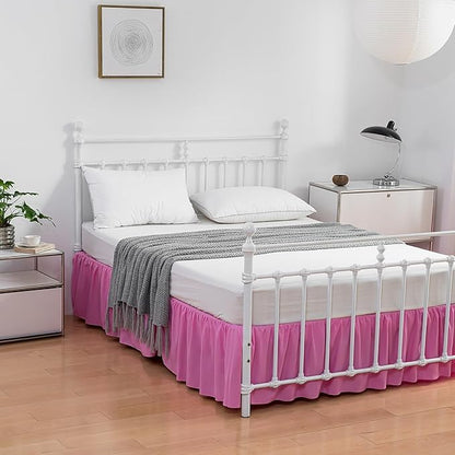 Bed Skirt Queen Size Ruffled Bed Skirt - Image 4