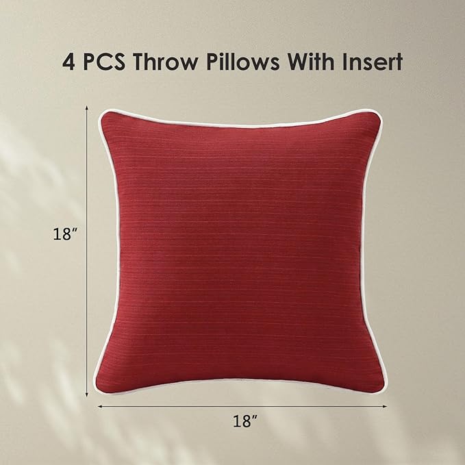 Decorative Outdoor Water Repellent Throw Pillows - Image 7
