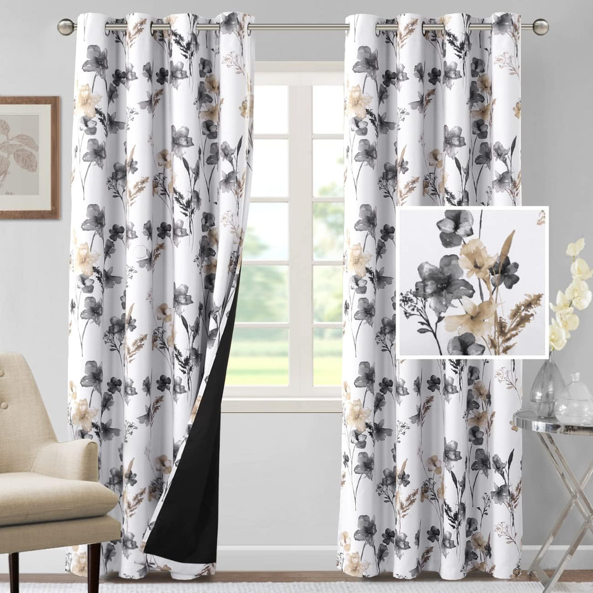 h.versailtex 100% blackout curtains 84 inch length 2, main product view
