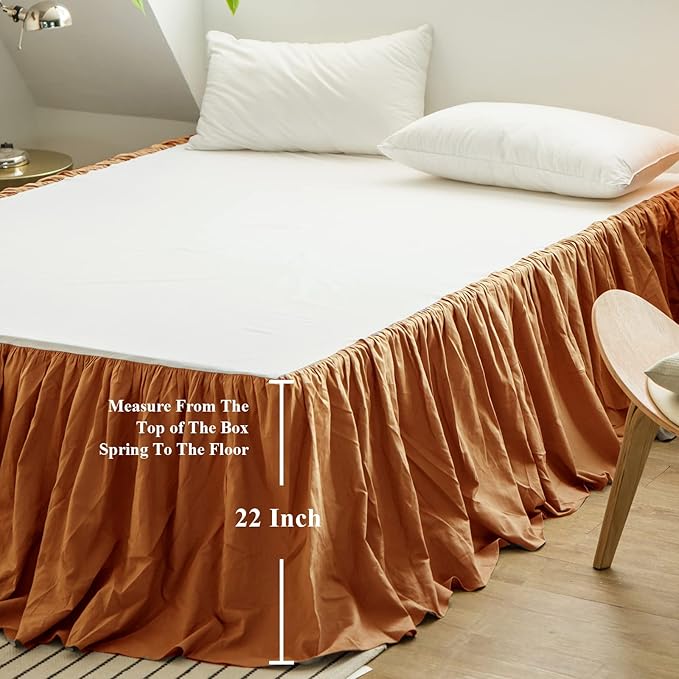 BISELINA French Linen Bed Skirt - Image 4