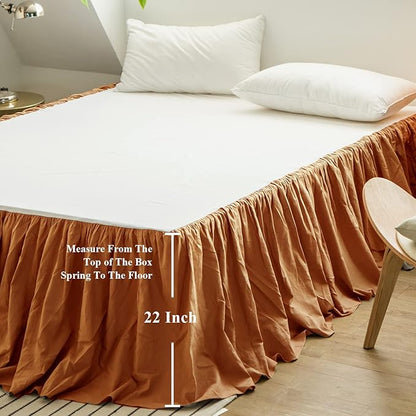 BISELINA French Linen Bed Skirt - Image 4