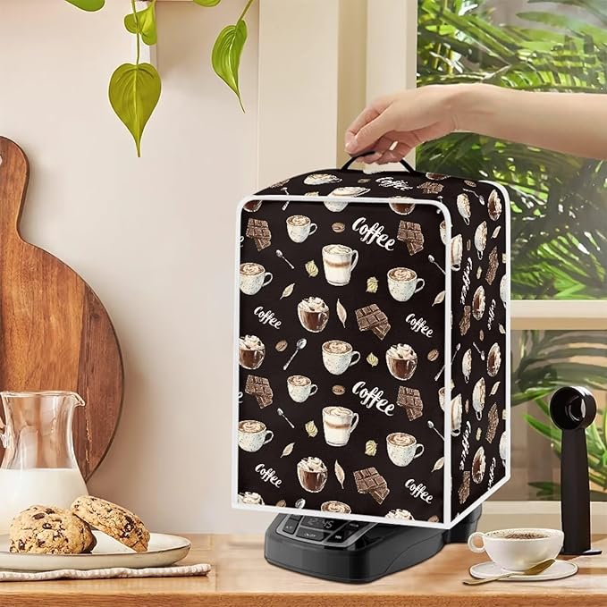 Coffee Maker Cover – Dust Protection Stain Resistant Washable Appliance Cover - Image 4