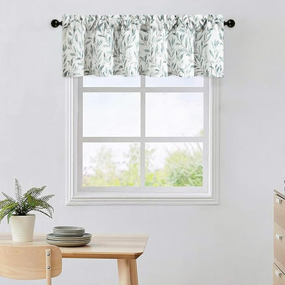 Leeva Linen Kitchen Valances for Kids Room & Porch - Image 2
