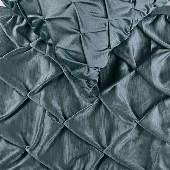 The HomeCentric Handmade Blue CA King 86 x 18 inch Bed Runner - Image 3