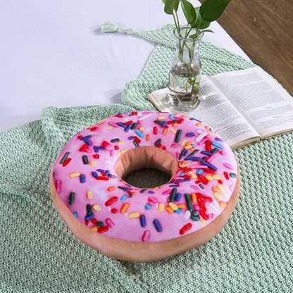 HYSEAS Round Throw Pillow 14 Inch Pink Donut, 3D Digital Print Decorative - Image 8