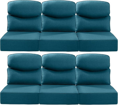 Luxury 22x24/22x25 6-Inch Smile Patio Cushions by ACTREST
