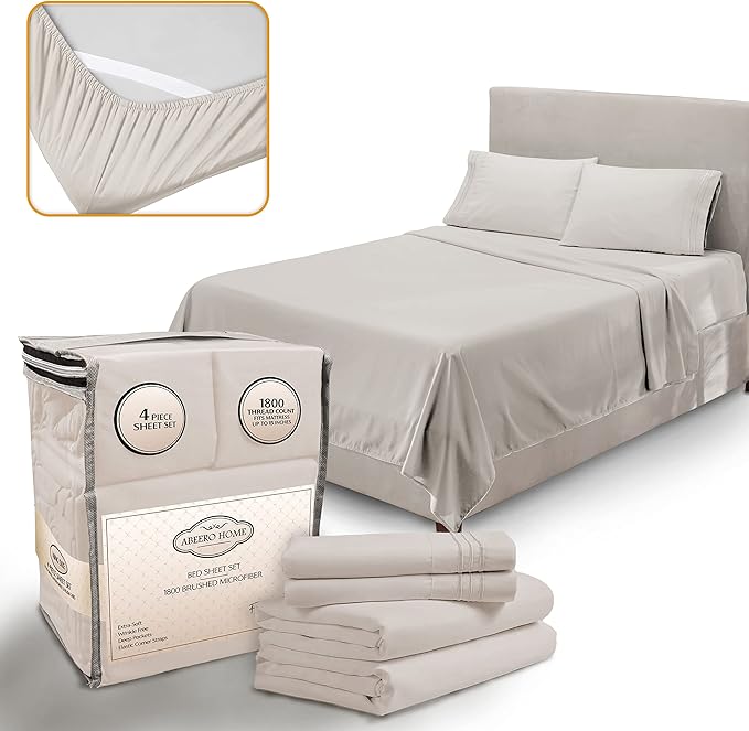 Twin Sheets Set by AbeeroHome