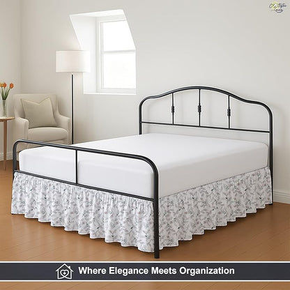 Cottington Lane Ruffled Bed Skirt King Size - Image 8