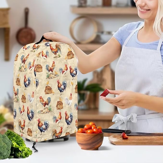 Farm Rooster Blender Cover Dust Cover Appliance Dust Cover - Image 3