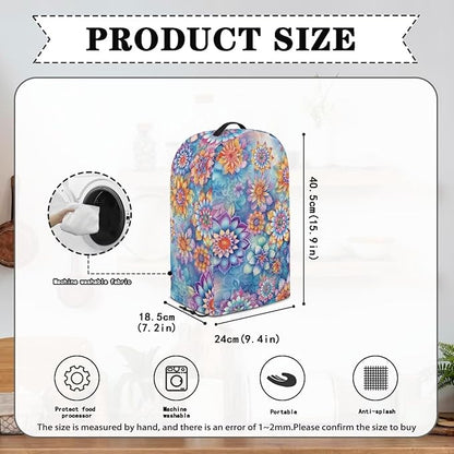 Mandala Flower Blender Dust Cover - Image 6
