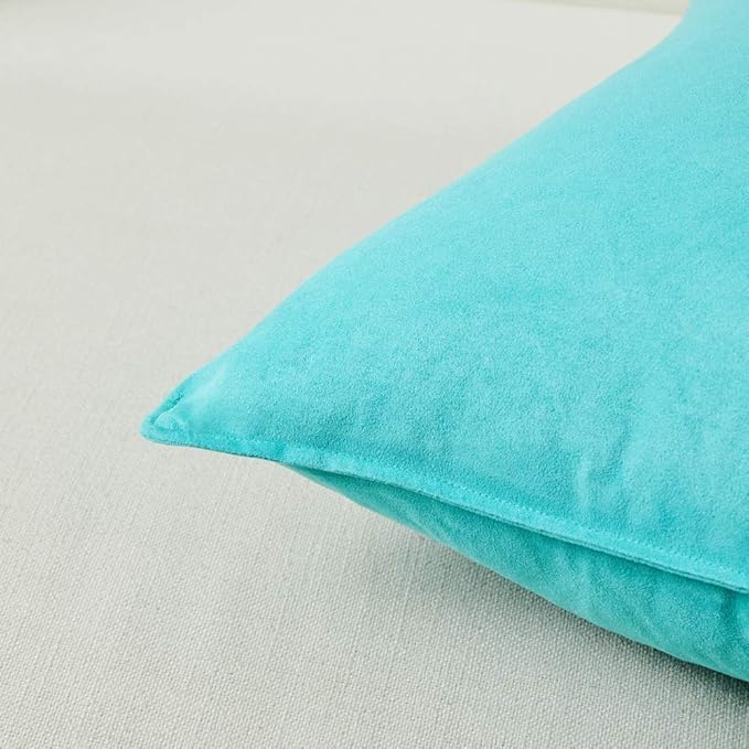 Fancy Homi 2 Packs Premium Faux Suede Decorative Throw Pillow Covers, Super - Image 4