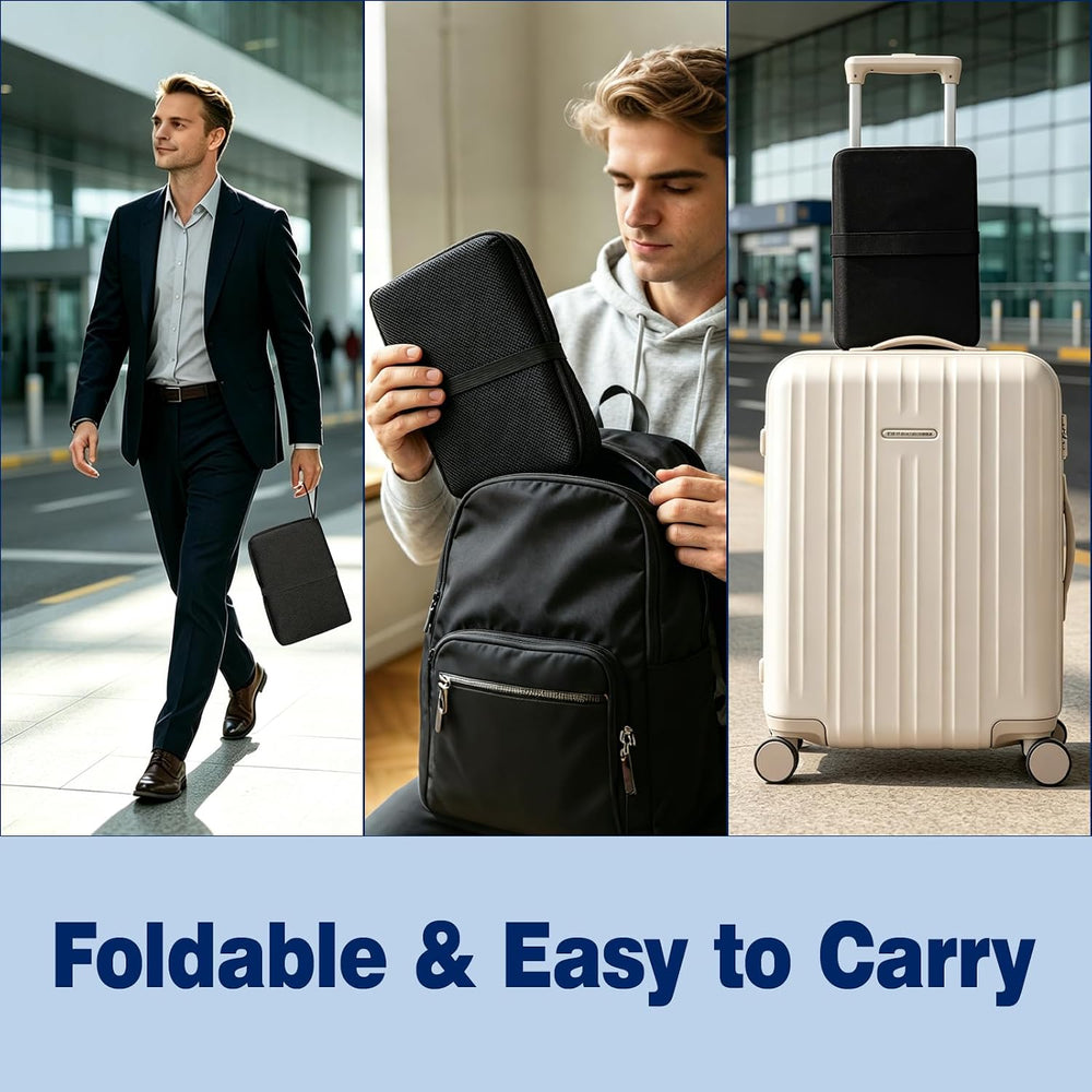 Honeycomb Gel Foldable Portable Seat Cushion for Airplane Travel Stadium
