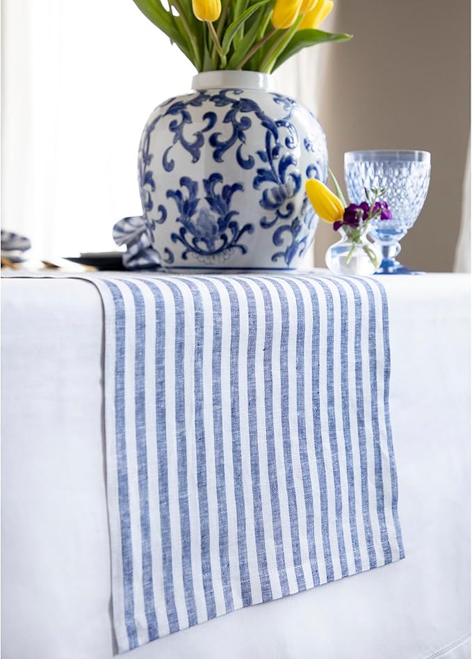 Solino Home Linen Table Runner 60 Inches - Image 2