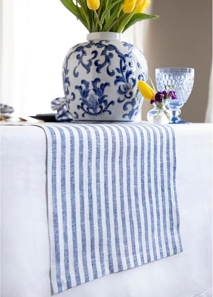 Solino Home Linen Table Runner 60 Inches - Image 2