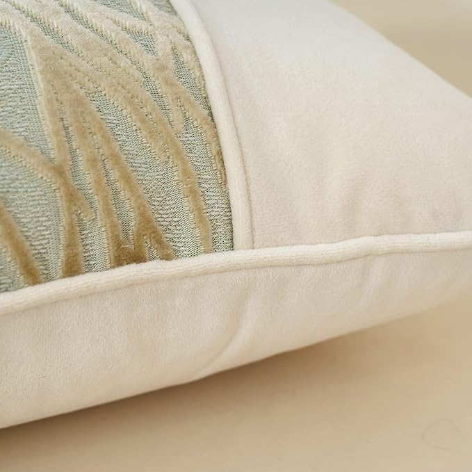 Yangest Beige Twigs Throw Pillow Cover Velvet Branches Velvet Cushion Case - Image 3